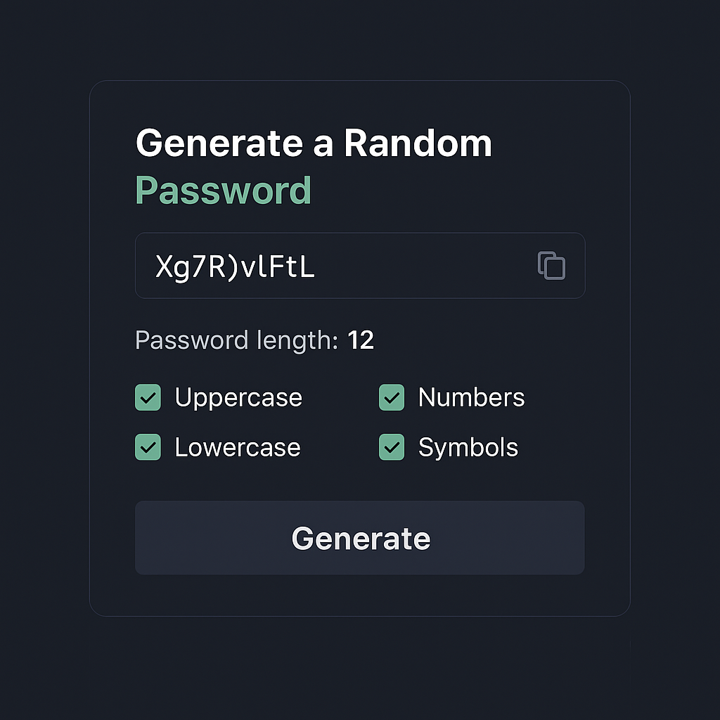 Random Password Generator